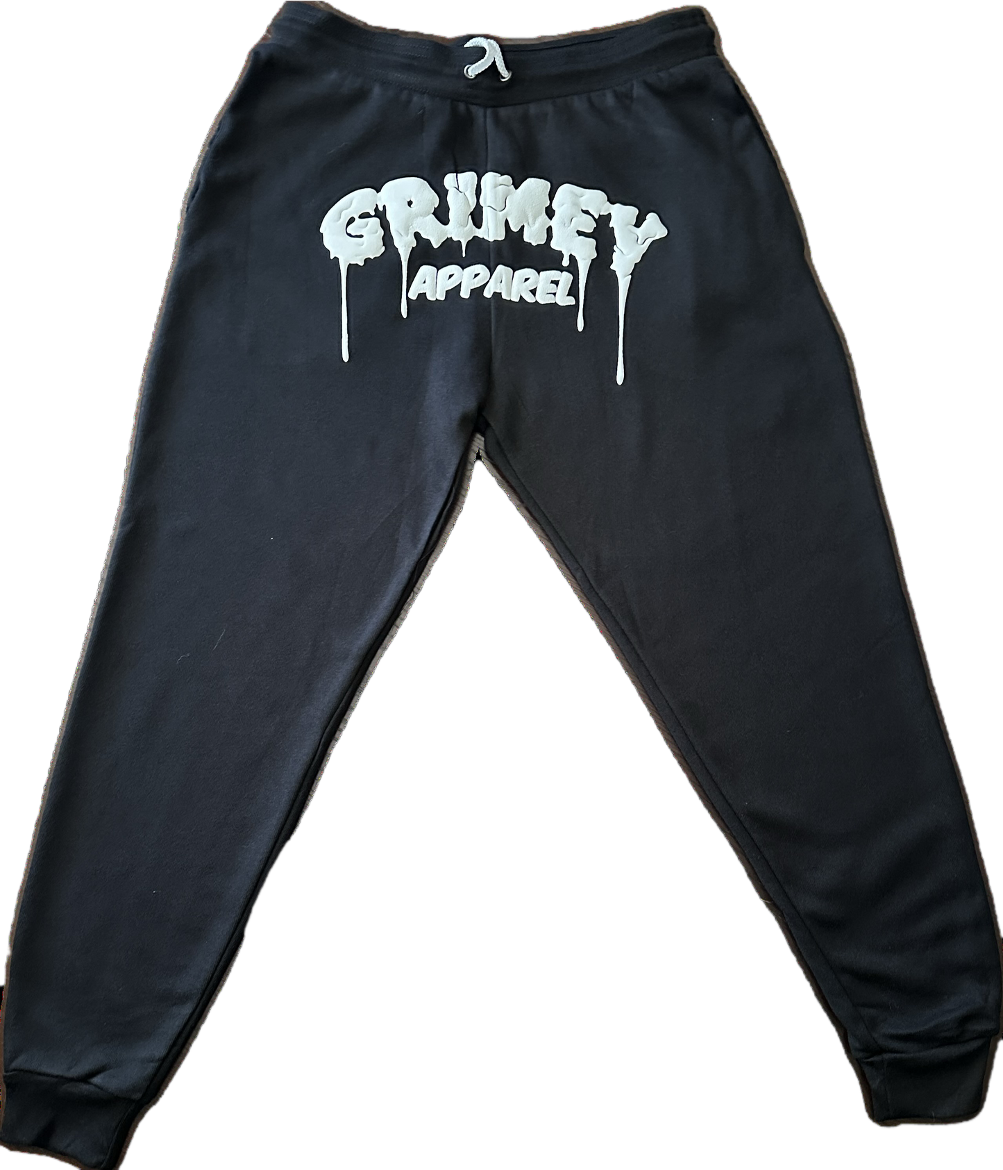 Grimey Jogger Puff Logo (Black)